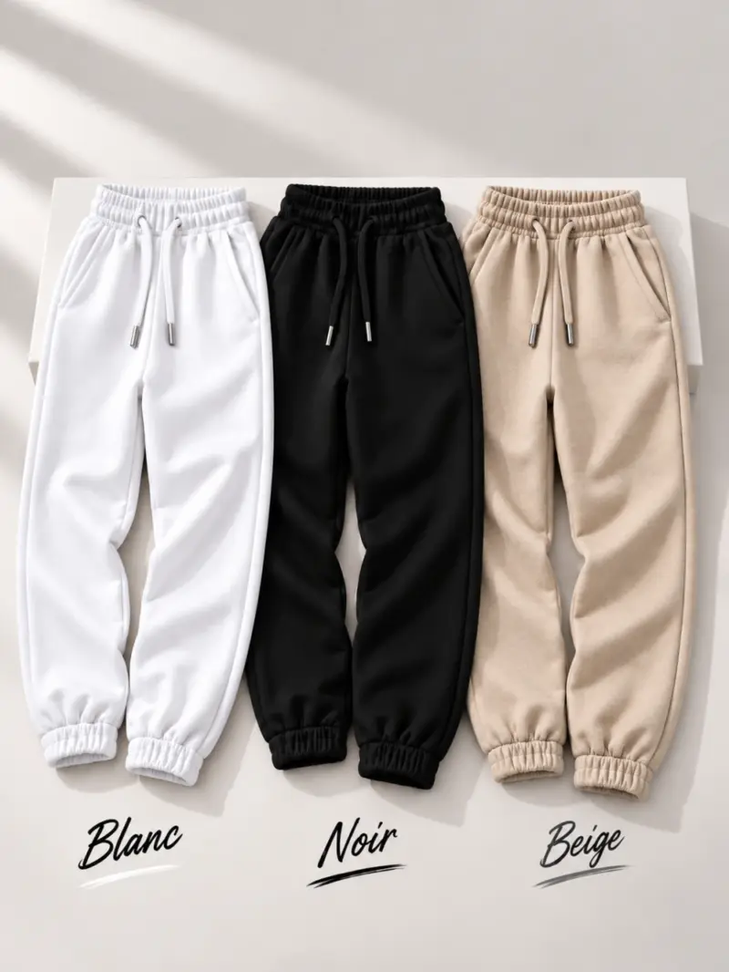 Pack 3 Pantalons Jogging