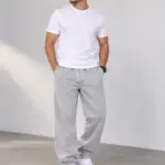 Pantalon Baggy Large - Gris