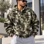 Capuche Old Money Oversize - Vert Militaire